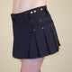 women's black 13 inch mini kilt