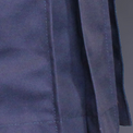 close up of a navy blue close out kilt for women