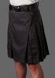men's grey poly cotton twill blend kilt