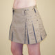 khaki kilt for women 15 inches in length