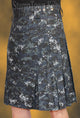 men's navy digital cotton ripstop kilt