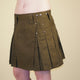 olive kilt for women 17 inches long