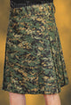men's sherwood digital camouflage ripstop kilt