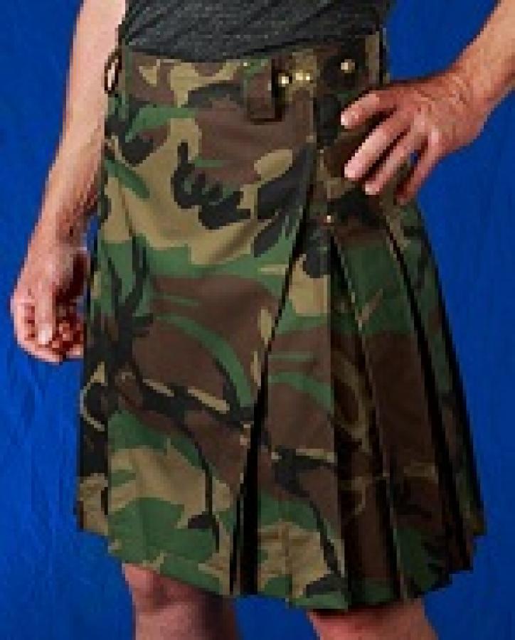 Men's Camo Kilts