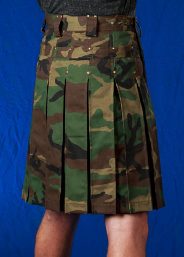 Men's Camo Kilts