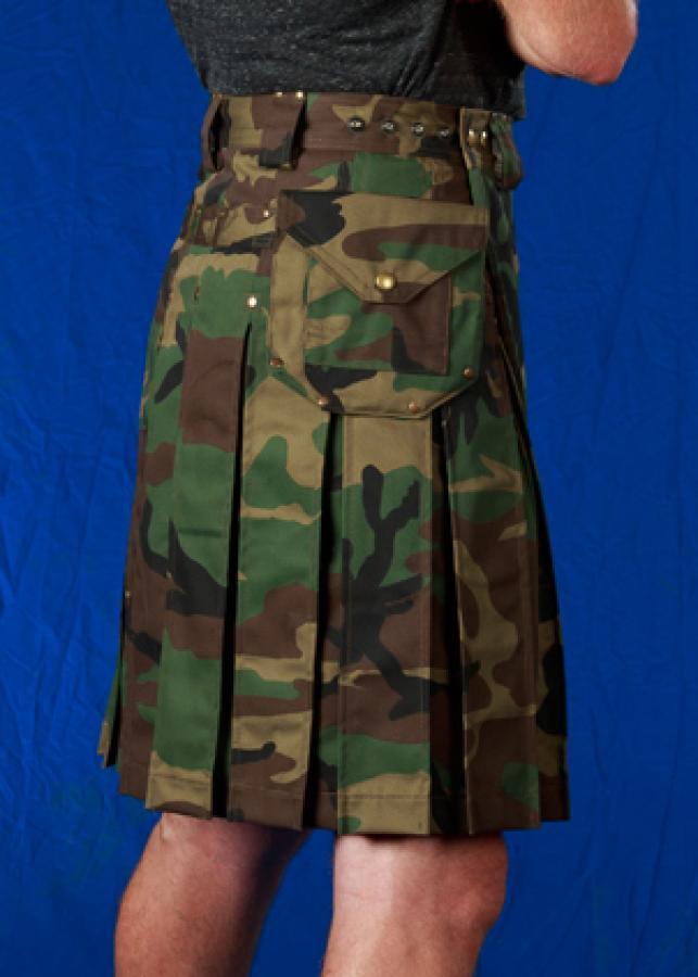 Men's Camo Kilts