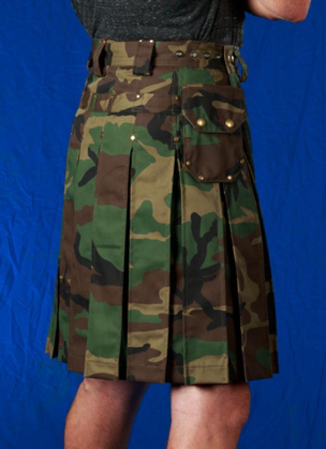 Men's Camo Kilts