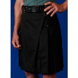 Men's Black Kilt